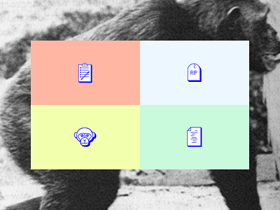 ∞ S E A R C H ∞ icon monkey research science