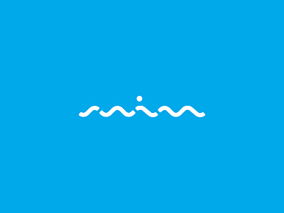 Swim Wordmark branding icon illustrator logo logomark mark swim vector wordmark