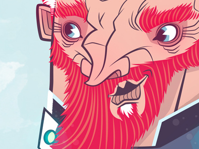 Captain Nemo captain nemo character design future illustration jules verne mr. bob nautilus redhead technology