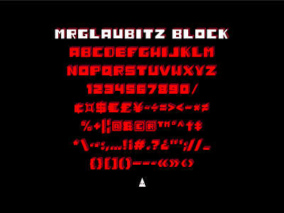 MrGlaubitz Block Font block layered sans type