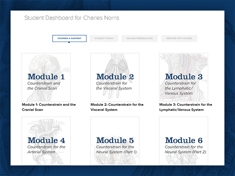 Student dashboard/forum/course schedule events lms ui ux website woocommerce wordpress