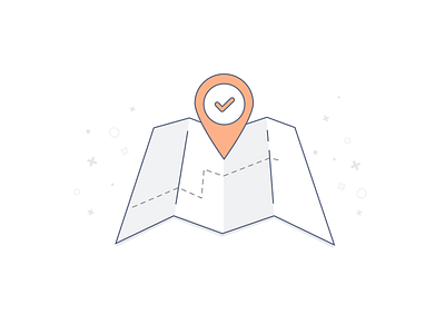 Address & Location - Illustration address bots illustration location map marker vector