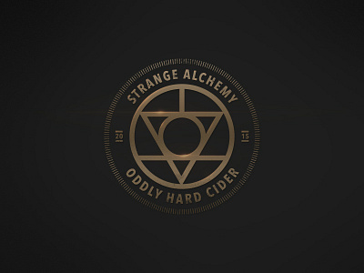 Strange Alchemy beer brewery cider crest logo