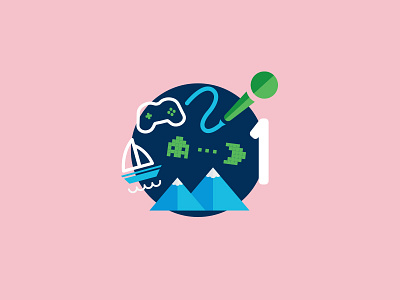 1 avatar character icons illustration