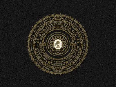 Business Card Buildin' badge business card design illustration lockup roundel type vector youbringfire