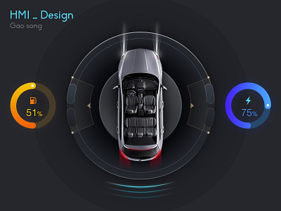 HMI_Design car hmi ui