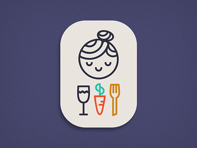 Restaurant Branding austin carrot cooking cute dining fork local restaurant vegetarian veggies wine