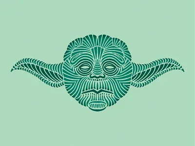 Master Yoda Illustration design illustration jedi star wars yoda