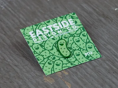 Pickle Party! enamel pin illustrator lapel pin pickle pin pin game