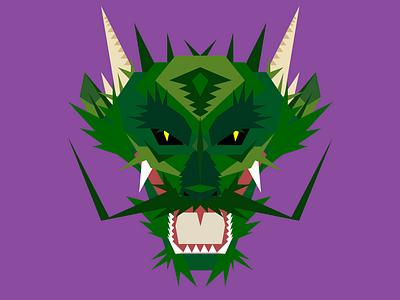 Dragon dragon fantasy green illustration photoshop shapes vector