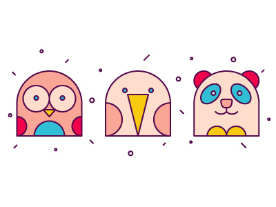 Google algorithms algoroo animals flat style google google algorithms hummingbirds icon marketing panda penguin seo web