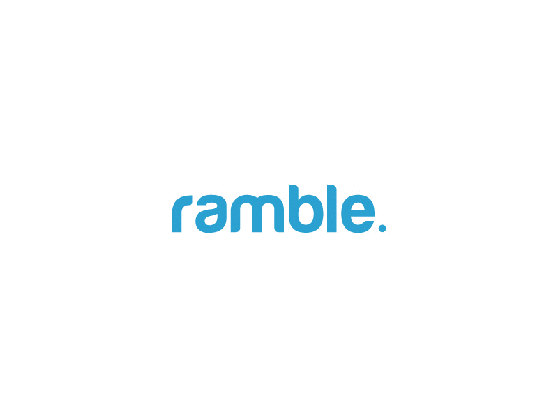 Ramble Logo Treatments branding illustrator logo design
