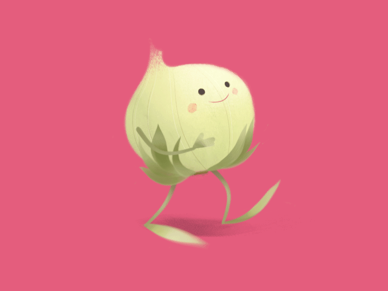 Onion Walking Cycle 2d animation character cycle onion walking
