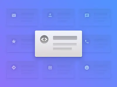 Activity Cards abstract cards illustration ui