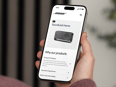 Audio eCommerce Website bose branding ecommerce ecommerce design ecommerce website ui ui design uiux uiux design user experience user interface ux ux design web design website design