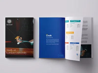 Guide to Students - Kardan University branding business profile cover design design graphic design magazine profile design