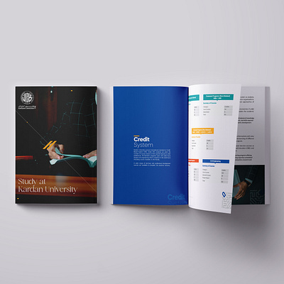 Guide to Students - Kardan University branding business profile cover design design graphic design magazine profile design