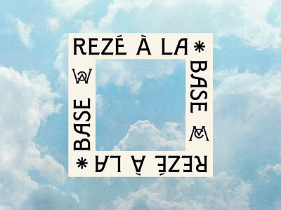 Rezé à la base - Sample with MC Moderne font fonts france minimalist modern modernist simple type type design typographie typography