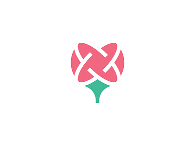 Rose Molecule Logo atom atomic atomic logo beauty branding cell flower flower logo helix logo logo design molecule molecule logo petal plant rose rose logo science tech visual