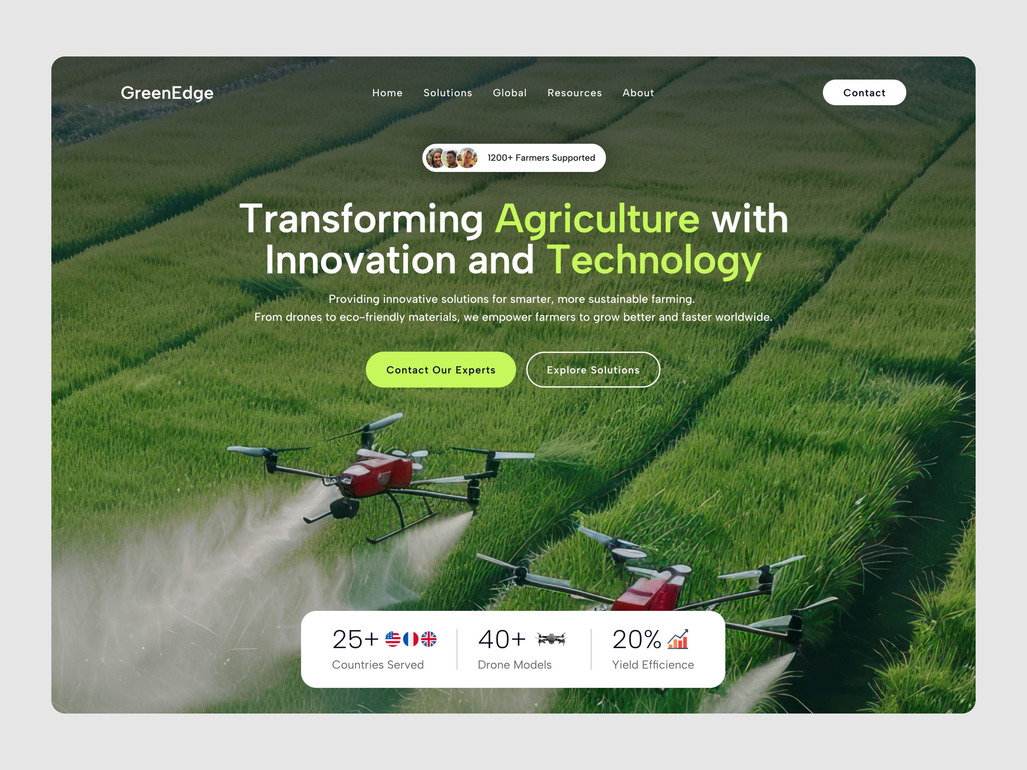 Example of Landing Page Design