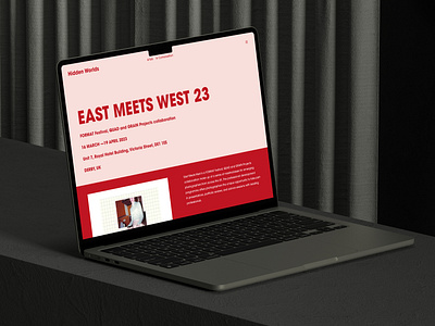 Squarespace Website for Art Collective Exhibition at FORMAT branding squarespace ui webdesign website design