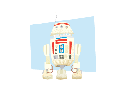 R.I.P. art droid fanart illustration starwars vectorart