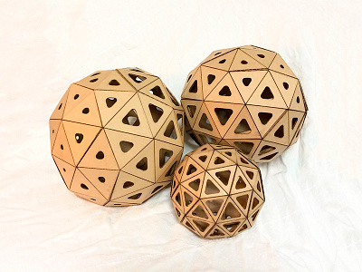 Octacontagons cardboard diy geodesic geometry laser maker math science sphere vector