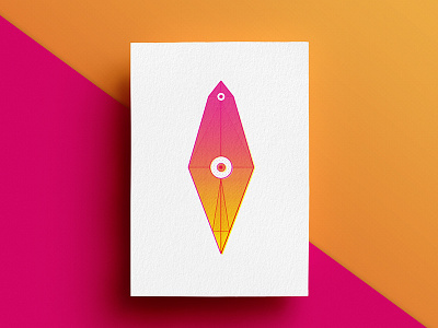 Risograph #5 colour geometric illustration ink lo fi paper poster print retro rico risograph vibrant