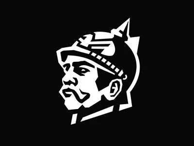 Junta2 bismarck black. head germany junta logo pickelhelm portrait