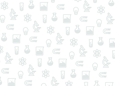 Elements background illustration light bulb magnet microscope pattern science test tube