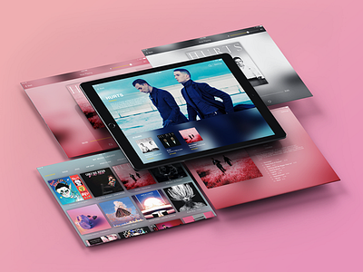 Music iOS App app. concept. ios. ipad. music. ui.
