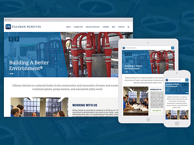 Ulliman Schutte Website Redesign expressionengine responsive rwd water treatment