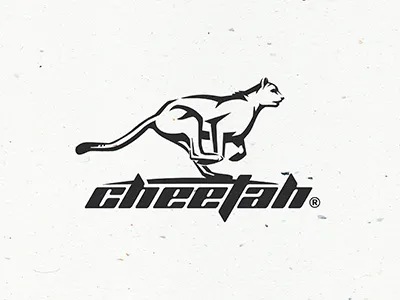 Cheetah animal brand branding cheetah logo speed strong