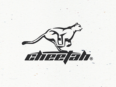 Cheetah animal brand branding cheetah logo speed strong