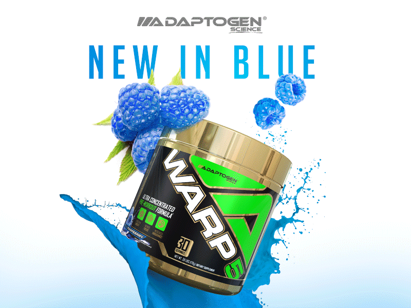 Warp 5 ad adaptogen bcaa digital image instagram nutrition photoshop protein