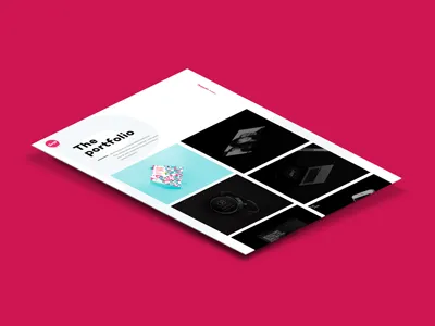 Slurpp Portfoliopage Website 2016 grid pink portfolio ui