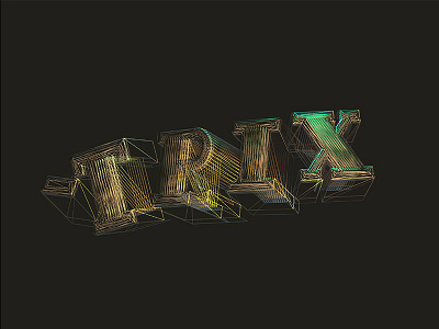 -Trix 3d c4d illustration n trix toduongphuongnguyen typograhpy vietnam