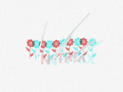 N-TRIX design graphic illustration matrix n trix pattern color rando toduongphuongnguyen tropical typograhpy vietnam