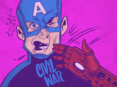 Civil War captainamerica civilwar ironman ledo ledodesign marvel
