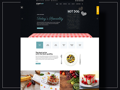 StartUp - Catering Company Demo | Website Template architecture auto shop business cargo catering cleaning construction corporate financial gardening medical trasnport