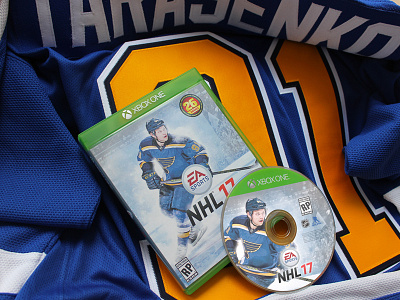 NHL17 Cover Vote Vladimir Tarasenko Photoshoot blues ea sports hockey mock up nhl package design photoshoot sports design st louis st louis blues video game vladimir tarasenko