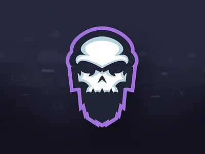 Skullbeard Gaming - Bearded Skull Mascot Logo beard branding company esports identity peripheral skull skullbeard sports