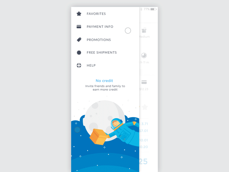 Menu Animation