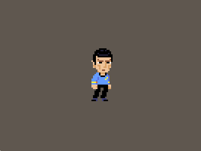 Spock pixel art spock star trek