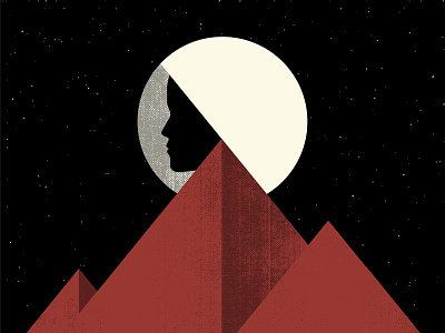 Steaming Satellites Tourposter 2016 astronaut face gigposter moon mountain mountains poster shadows space stars sun tourposter