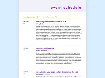 Event Schedule designs, themes, templates and downloadable graphic ...