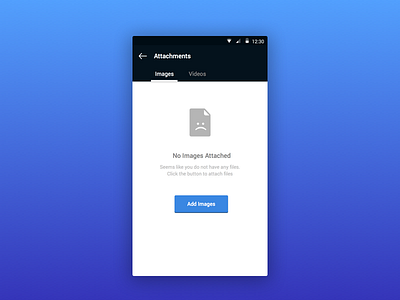 Empty State concept empty state ui ux