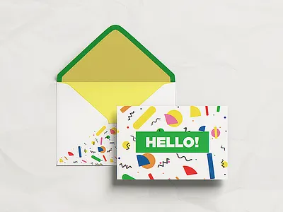 Postcard with Envelope MockUp brochure envelope free greeting invitation mock up mockup postcard