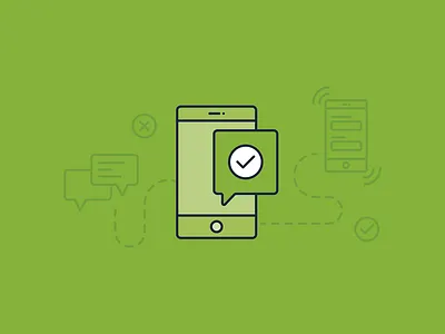 Phone Validation icon illustration mobile phone