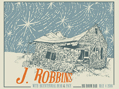 J.Robbins gig poster gigposter illustration lettering nicholasnocera